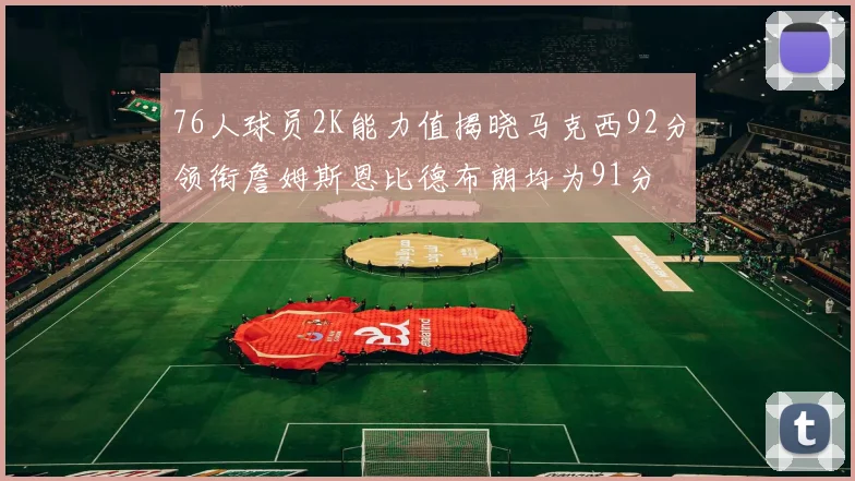 76人球员2K能力值揭晓马克西92分领衔詹姆斯恩比德布朗均为91分